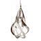 John Richard Ribbons Of Polished Nickel Two-Light Pendant