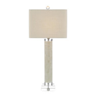 John Richard White Calcite And Quartz Table Lamp