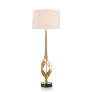 John Richard Graceful Brass Buffet Lamp