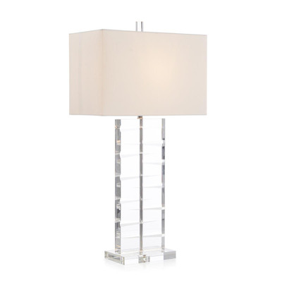 John Richard Cut Crystal Table Lamp