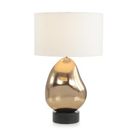 John Richard Antique Brass Orb Table Lamp