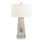 John Richard Mirror Glass And Brushed Stainless Steel Table Lamp