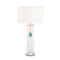 John Richard Rounded Cerulean Pendant Table Lamp