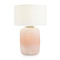 John Richard Peach Honeycomb Table Lamp