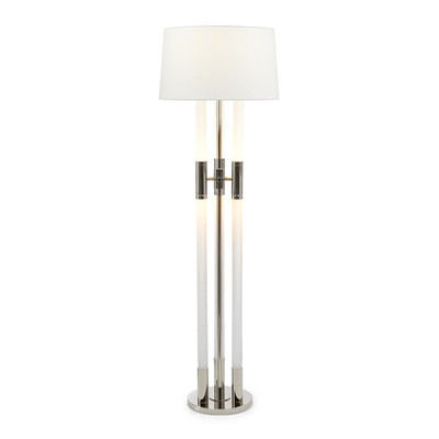John Richard Troika Floor Lamp - Nickel