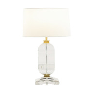 John Richard Sculpted Crystal Table Lamp