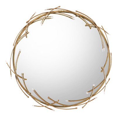 John Richard Quartz Spiral Mirror