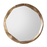 John Richard Round Ruga Mirror - Large Gold