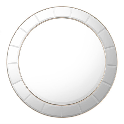 John Richard Discus Mirror - Silver