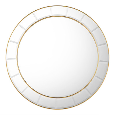 John Richard Discus Mirror - Gold