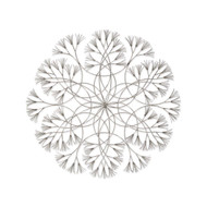 John Richard Kaleidoscopic Wall Sculpture 29"