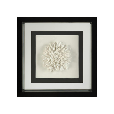 John Richard Black-And-White Porcelain Flower Iii