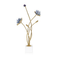 John Richard Cyanite Floral Sculpture