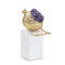 John Richard Brass And Amethyst Pomegranate Sculpture Ii