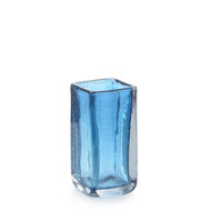 John Richard Ocean Blue Handblown Glass Vase I