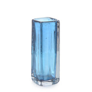 John Richard Ocean Blue Handblown Glass Vase Ii