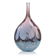 John Richard Translucent Lavender And Blue Handblown Vase Ii