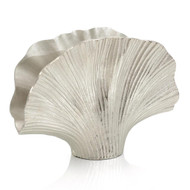 John Richard Nickel Ginkgo Leaf Vase I