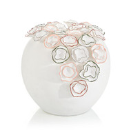 John Richard Pearl White Oval Porcelain Sculpture