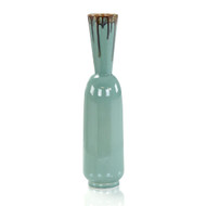 John Richard Seafoam Green Trickle Vase I
