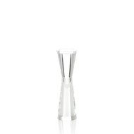 John Richard Crystal Hourglass Candleholder Iii