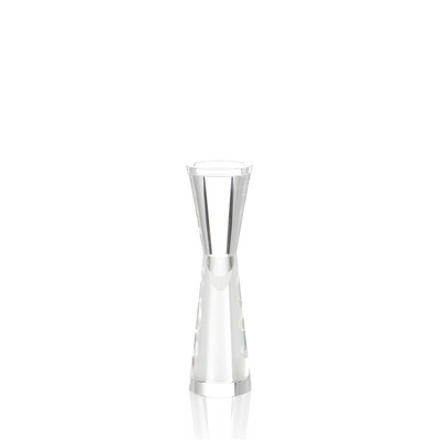 John Richard Crystal Hourglass Candleholder Iii