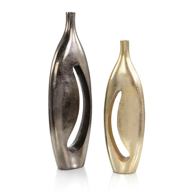 John Richard A Set Of Two Abertura Tall Jug Vases