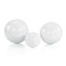 John Richard Set Of Three Silver Wave Balls