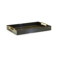 John Richard Tenebra Tray With Brass Handles