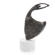 John Richard Windswept Waltz Sculpture On Marble - Black