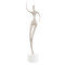 John Richard Spectral Silhouette Sculpture On Marble Ii - Nickel