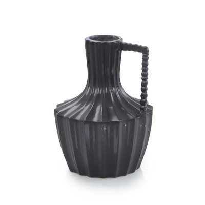 John Richard Mykonos Vase - Black