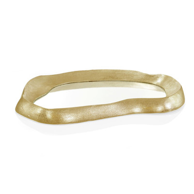 John Richard Cresting Reflections Tray - Large Gold