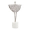 John Richard Playful Silhouette Sculpture On Marble - Nickel