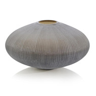 John Richard Pinstripe Disc Vase