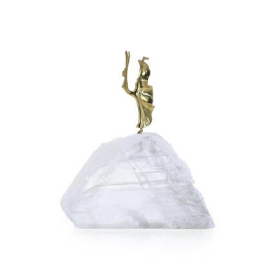 John Richard Ethereal Dancer Sculpture On Selenite I