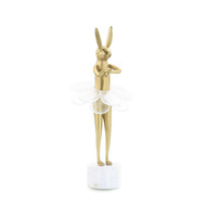 John Richard Ballerina Bunny Sculpture On Marble Base Ii