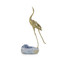 John Richard Brass Crane Sculpture On Kyanite I