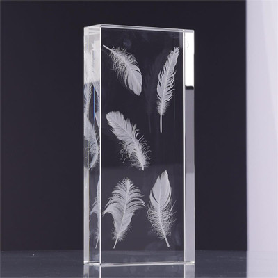 John Richard Crystal-Encased Feathers