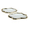 John Richard Flowing Gold Trays - Set Of 2
