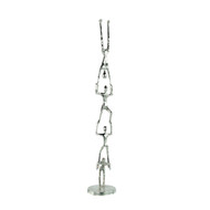 John Richard Gymnast Tower Sculpture - Large Nickel
