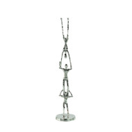 John Richard Gymnast Tower Sculpture - Small Nickel