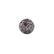 John Richard Textural Orb - Blue And Gold