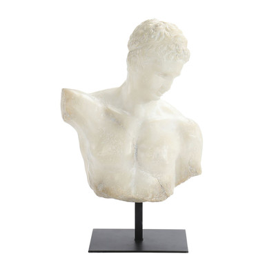 John Richard Greek Bust On Metal Base