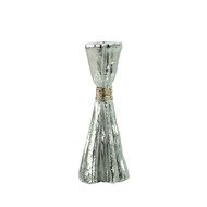 John Richard Taut Metal Candleholder - Medium Silver