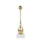 John Richard Drop Sculpture On Marble Base - Small Brass