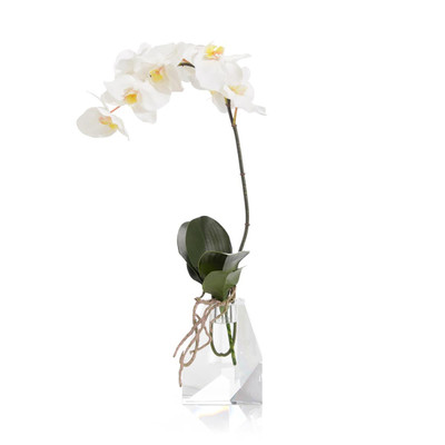 John Richard Rock Crystal Real Touch Orchid