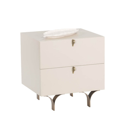 Sunpan Celine Nightstand - Small - Cream