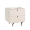 Sunpan Celine Nightstand - Small - Cream