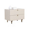 Sunpan Celine Nightstand - Large - Cream